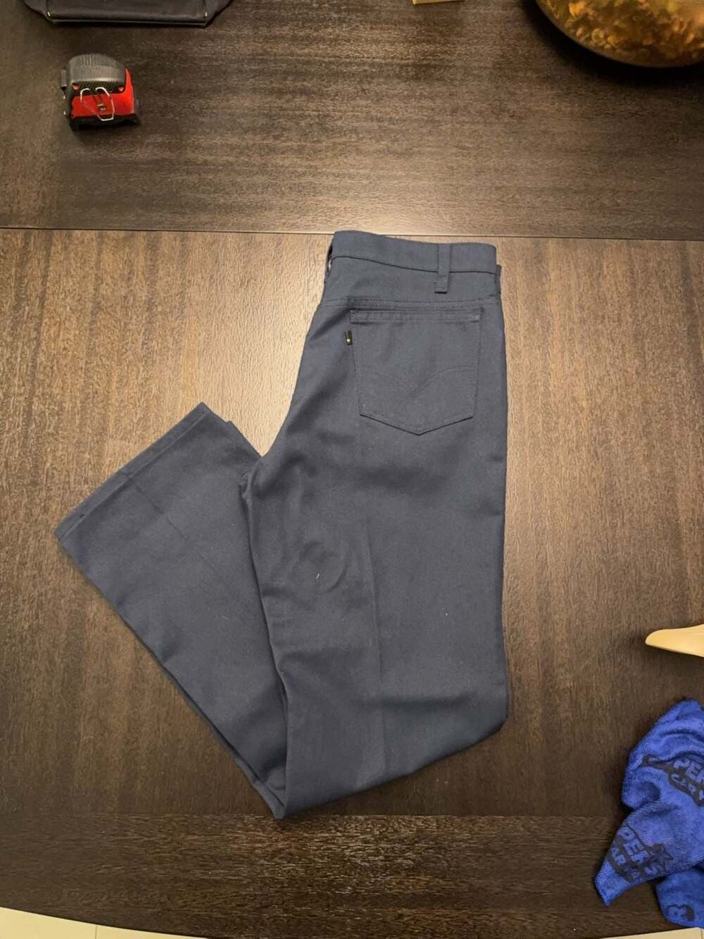 Vintage Levi's 517 Sta-Prest Bootcut Pants Navy 34x30
NWOT